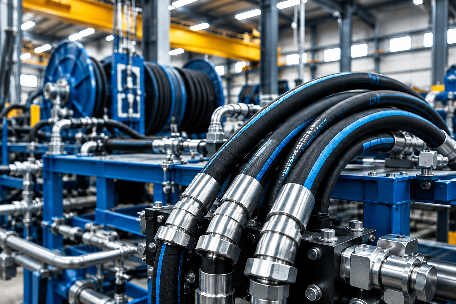 Jinkoh Polymers industrial hydraulic and rubber hose manufacturing facility