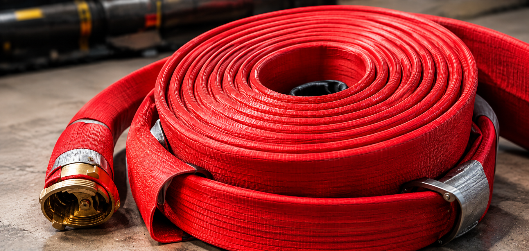 Fire hose solution for fire protection applications